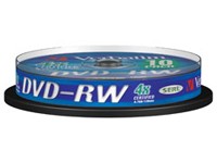  DVD-RW Verbatim 4.7Gb 4x Cake Box (10) 43552