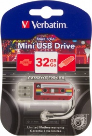   Verbatim 32Gb Mini Cassette Edition 49392 USB2.0 /