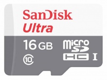   microSDHC 16Gb Class10 Sandisk SDSQUNB-016G-GN3MN Ultra w/o adapter