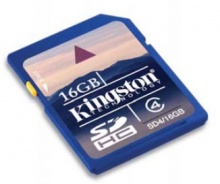   SDHC 16Gb Kingston class4 (SD4/16GB)