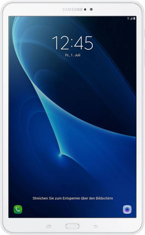Планшет Samsung Galaxy Tab A SM-T585N (1.6) 8C/RAM2Gb/ROM16Gb 10.1" TFT 1920x1200/3G/4G/Android 6.0/