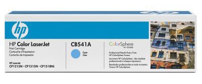 Тонер Картридж HP CB541A голубой для CLJ CP1215/CP1515/CP1518 (1400стр.)