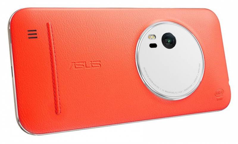 Задняя крышка Asus Leather Case оранжевый для Asus ZenFone Zoom ZX551ML (90AC0100-BBC005)