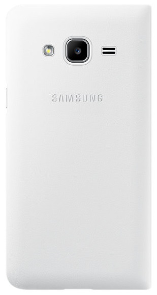 Чехол (флип-кейс) Samsung для Samsung Galaxy J3 Flip Wallet белый (EF-WJ320PWEGRU)