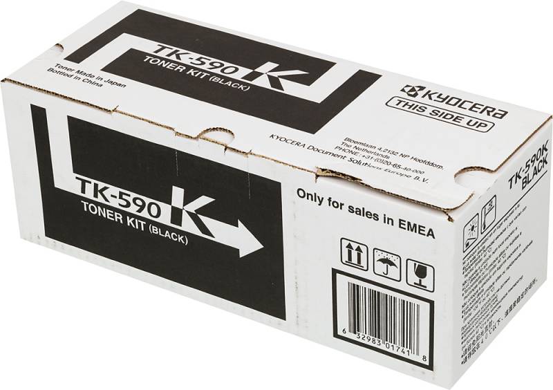 Тонер картридж Kyocera TK-590K черный для FSC2026MFP/2126MFP type (7 000 стр.)