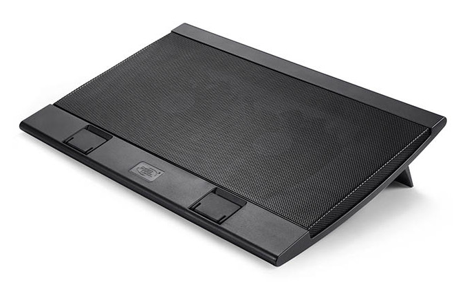 Подставка для ноутбука Deepcool WIND PAL FS 17" 382x262x24mm 22-27dB 2xUSB 793g Fan-control Black