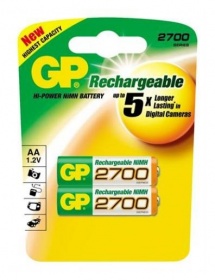  GP Rechargeable NiMH 270AAHC 2700mAh AA (2. )