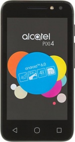 Смартфон Alcatel Pixi 4 4034D 4Gb розовый/черный моноблок 3G 2Sim 4" 480x800 Android 6.0 3.2Mpix 802