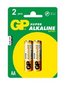 Батарея GP Super Alkaline 15A LR6 AA (2шт. уп)