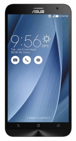 Смартфон Asus Zenfone 2 ZE551ML 32Gb серебристый моноблок 3G 4G 2Sim 5.5" 1080x1920 Android 5.0 13Mp