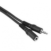 Удлинитель Buro кабеля CAB025-0.5m Аудио 35мм(M)-35мм(F) 0.5м стерео