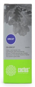 Картридж ленточный Cactus CS-ERC27 черный для Epson ERC 27 700000 signs
