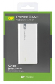   GP Portable PowerBank 1C05AWE Li-Ion 5200mAh 1A  1xUSB