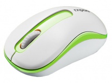 Мышь Rapoo M10 белый/зеленый оптическая (1000dpi) беспроводная USB (2but)