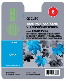   Cactus CS-CLI8C   Canon MP470/MP500/MP510/MP520 (12ml)