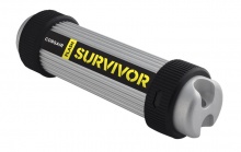 Флеш Диск Corsair 16Gb Survivor CMFSV3B-16GB USB3.0 серебристый/черный