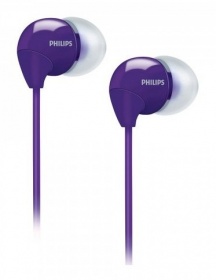 Наушники вкладыши Philips SHE3590PP/10 пурпурный 1.2м