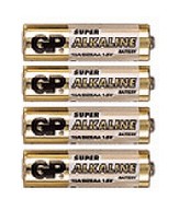 Батарея GP Super Alkaline 15ARS (в спайке) LR6 AA (4шт. уп)