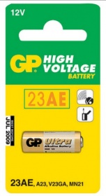 Батарея GP Ultra Alkaline 23AE MN21 (1шт. уп)
