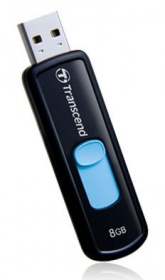 Флеш Диск Transcend 8Gb JetFlash 500 TS8GJF500 USB2.0 черный