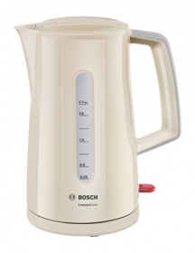 Чайник Bosch TWK3A017 бежевый 1.7л. 2400Вт (корпус: пластик)