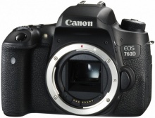 Зеркальный Фотоаппарат Canon EOS 760D черный 24.2Mpix 3" 1080p Full HD SDXC Li-ion (без объектива)