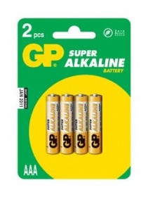 Батарея GP Super Alkaline 24A LR03 AAA (4шт. уп)