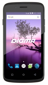 Смартфон Digma A420 3G LINX 4Gb черный моноблок 3G 2Sim 4.2" 768x1280 Android 6.0 5Mpix 802.11bgn BT