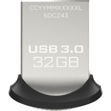 Флеш Диск Sandisk 32Gb Ultra Fit SDCZ43-032G-GAM46 USB3.0 черный