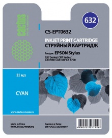   Cactus CS-EPT0632   Epson Stylus C67 Series/ C87 Series/ CX3700 (10ml)