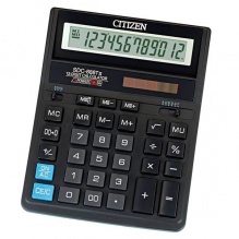 Калькулятор бухгалтерский Citizen SDC-888TII черный 12-разрядный 2-е питание, 00, MII, mark up, A023
