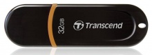 Флеш Диск Transcend 32Gb Jetflash JF300 TS32GJF300 USB2.0 черный/оранжевый
