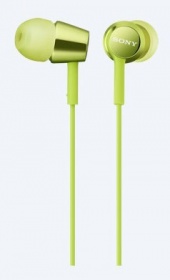 Наушники вкладыши Sony MDREX150G.E 1.2м зеленый проводные (в ушной раковине)