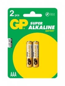 Батарея GP Super Alkaline 24A LR03 AAA (2шт. уп)