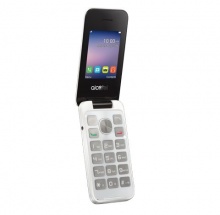 Мобильный телефон Alcatel OneTouch 2051D белый раскладной 2Sim 2.4" 240x320 2Mpix BT GSM900/1800 GSM