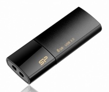 Флеш Диск Silicon Power 8Gb Blaze B05 SP008GBUF3B05V1K USB3.0 черный