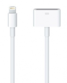 Переходник Apple MD824ZM/A 30-pin (Apple)-Lightning белый 0.2м для Apple iPhone 5/5c/5S для Apple iP