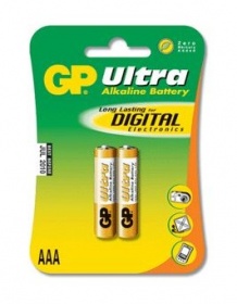 Батарея GP Ultra Alkaline 24AU LR03 AAA (2шт. уп)