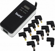   Buro BUM-0065A90  90W 15V-20V 11-connectors 1xUSB 2.1A   