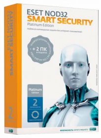 ПО Eset NOD32 Smart Security Platinum Edition - лиц на 2 года на 3ПК, BOX (NOD32-ESS-NS(BOX)-2-1) (2