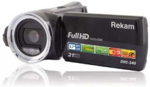 Видеокамера Rekam DVC-340 черный 1x IS el 2.7" 1080p XQD Flash/Flash