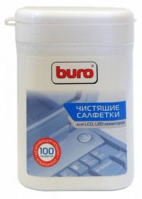 Салфетки Buro BU-tft, 100 шт для экранов ЖК мониторов туба 100шт влажных