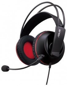 Наушники с микрофоном Asus Cerberus черный/красный 1.3м Совместима с PlayStation4