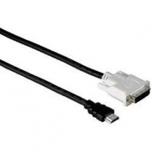 Кабель Hama H-34033 HDMI - DVI/D (m-m) 2.0 м позолоченные штекеры черный