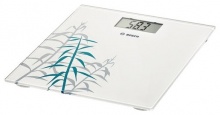 Весы напольные электронные Bosch PPW3303 белый/рисунок макс.180кг