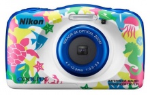 Фотоаппарат Nikon CoolPix W100 аквамарин 13.2Mpix Zoom3x 2.7" 1080p 22Mb SDXC/SD/SDHC CMOS 1x3.1 5mi