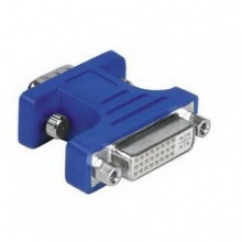 Адаптер Hama H-45074 DVI (f) - VGA 15 pin HDD (m) синий