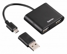  USB 2.0 Hama OTG/microUSB :2 