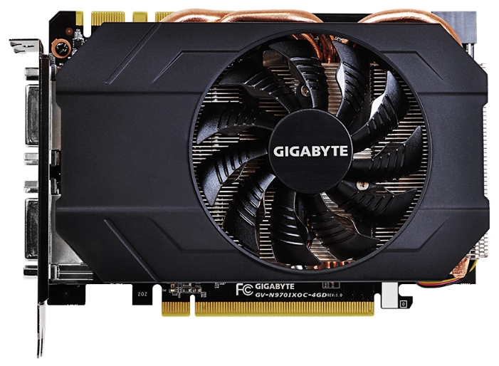 GIGABYTE GeForce GTX 970 1076Mhz PCI-E 3.0 4096Mb 7000Mhz 256 bit 2xDVI HDMI HDCP