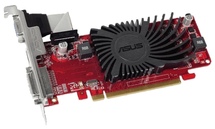 ASUS Radeon R5 230 650Mhz PCI-E 2.1 2048Mb 1200Mhz 64 bit DVI HDMI HDCP